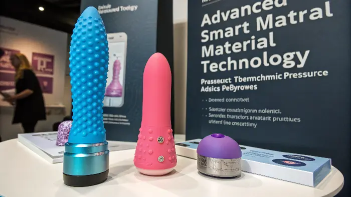 Adult toy glowing or changing color in response to touch or heat