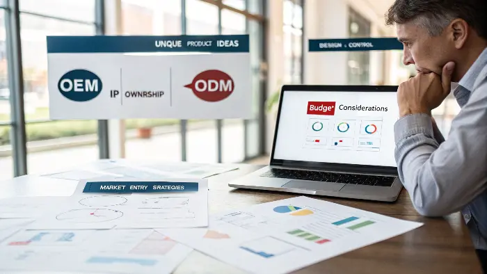 alt with keywords: decision tree oem vs odm adult product business