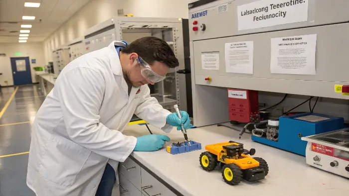 Laboratory testing of adult toys for safety and compliance
