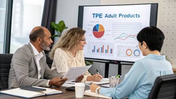 A chart showing consumer preference data for TPE adult products