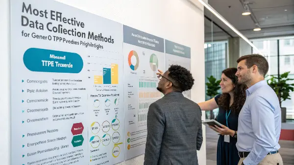 Researchers discussing data from a focus group
