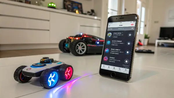 App-Controlled Adult Toys A smartphone connected to a tech-integrated adult toy