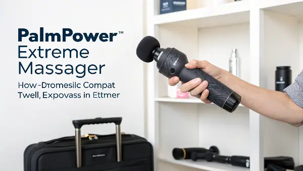 Hand comfortably holding the compact PalmPower Extreme