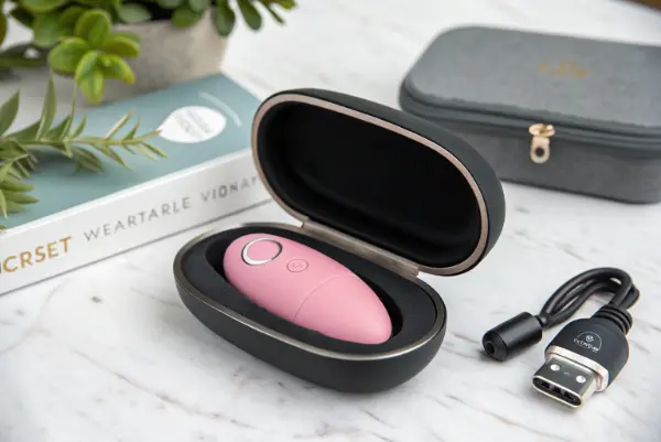 Cross-section of a wearable toy showing sound-dampening engineering.