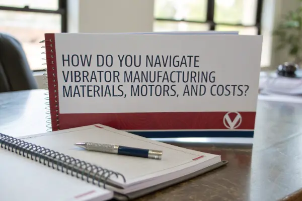 Vibrator Manufacturing Materials and Motors A collection of raw materials like silicone and different types of small motors on a workshop table.