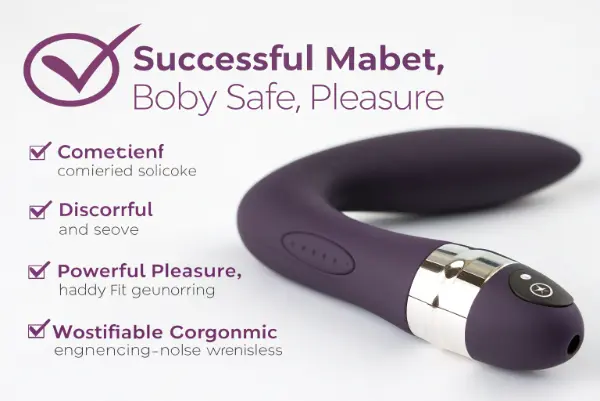 A collection of ergonomic and discreet wearable adult toys on a design blueprint.