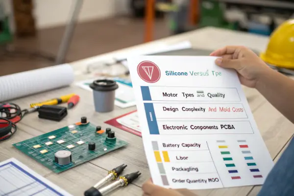 Vibrator Manufacturing Cost Breakdown An infographic or chart breaking down the cost components of a vibrator.
