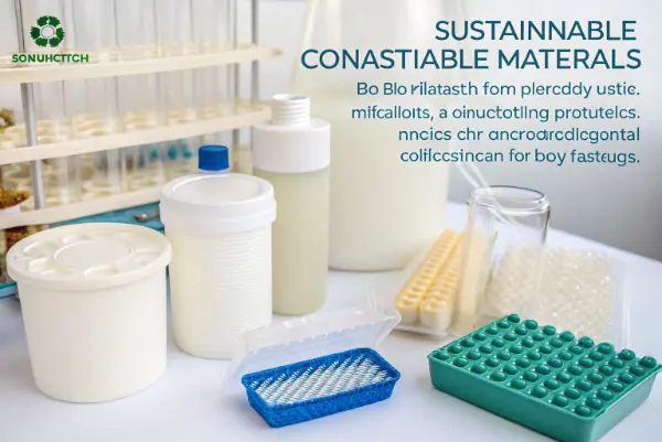 Sustainable Material Samples Bio-plastics and silicone samples